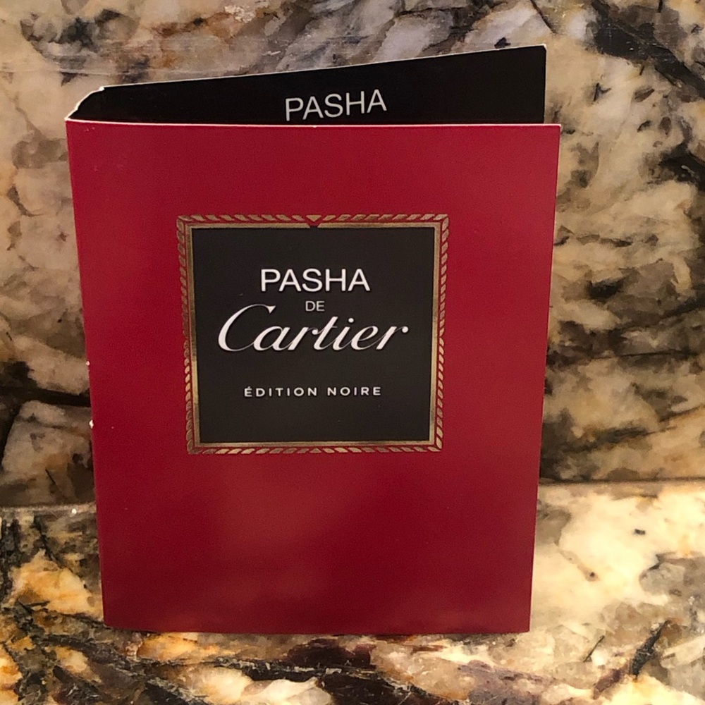 Pasha de Cartier Edition Noire 1.5ml Sample Vial Spray Card